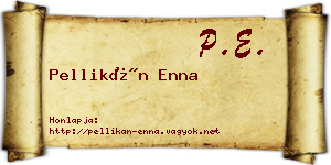 Pellikán Enna névjegykártya